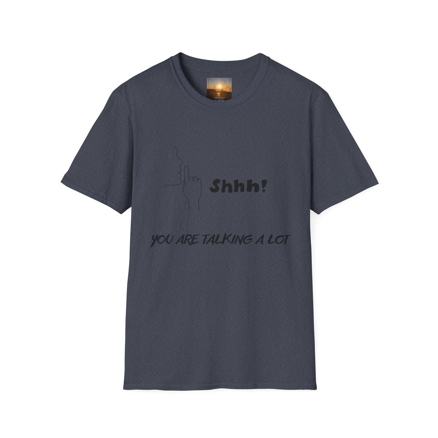 SILENCE Unisex Funny Quote T-Shirt: Shhh! You Are Talking A Lot, Silence I'm A New Me, Trendy Graphic Tee for Quirky Gifts, Comfortable Casual [...]