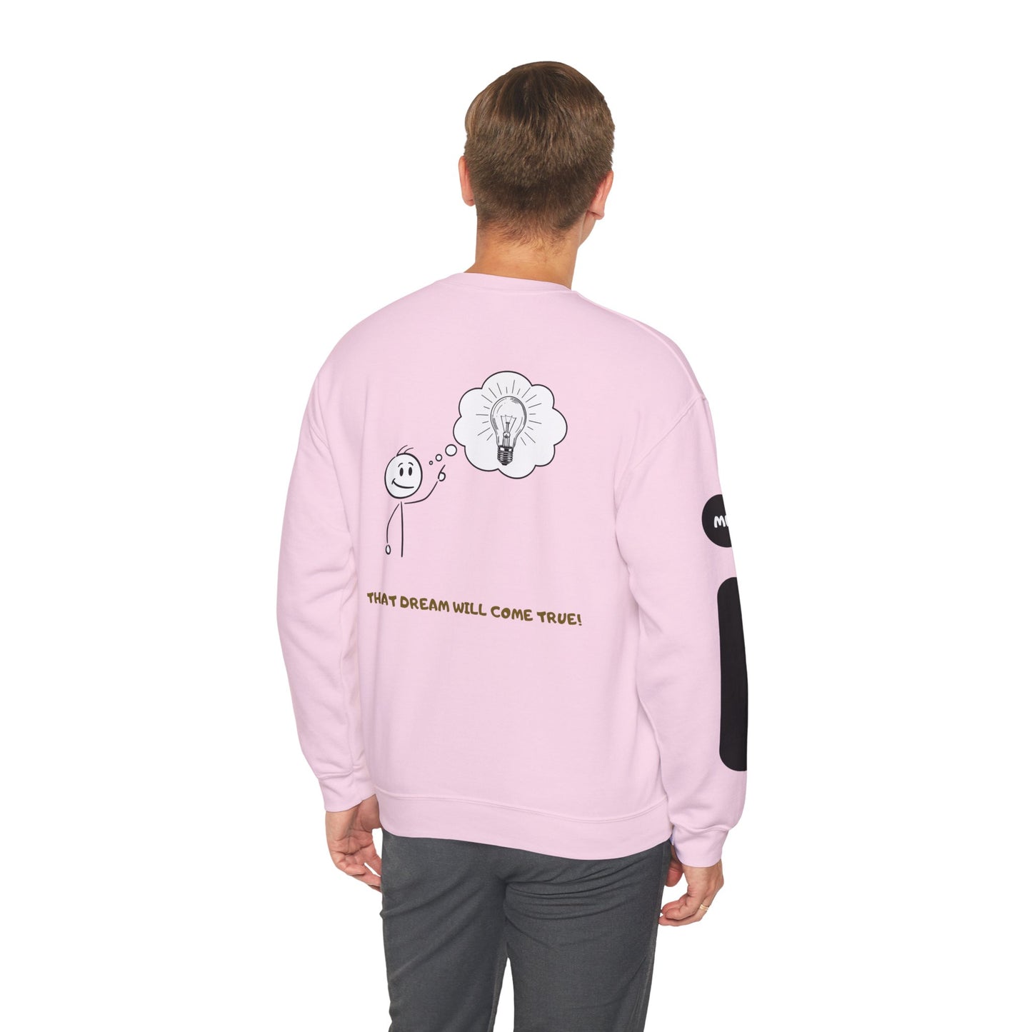 Motivational Crewneck Sweatshirt – "Don't Lose Focus… You've Got This" Scenic Design
