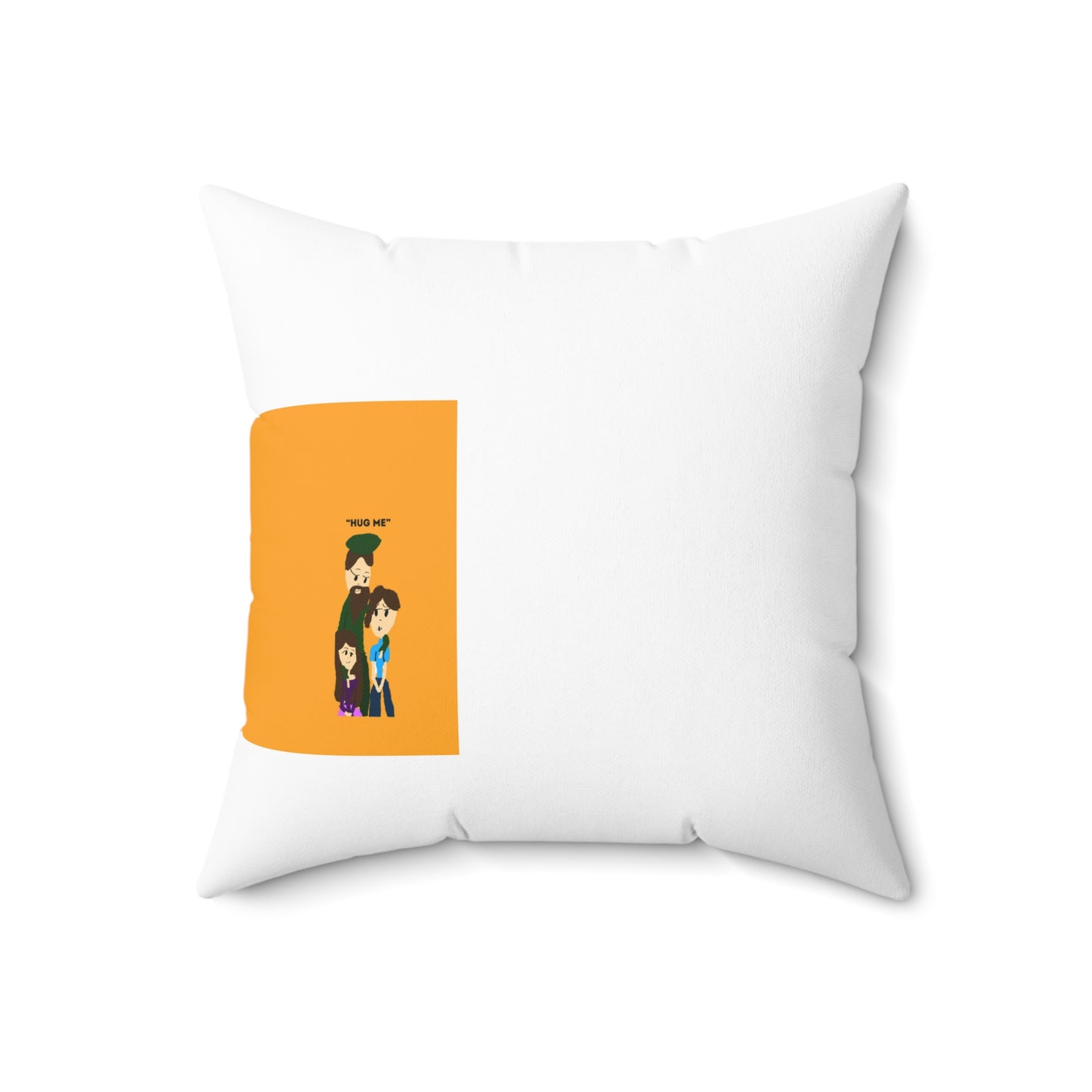 HUG ME ISAAC IDYER ARTS DESINGS Spun Polyester Square Pillow