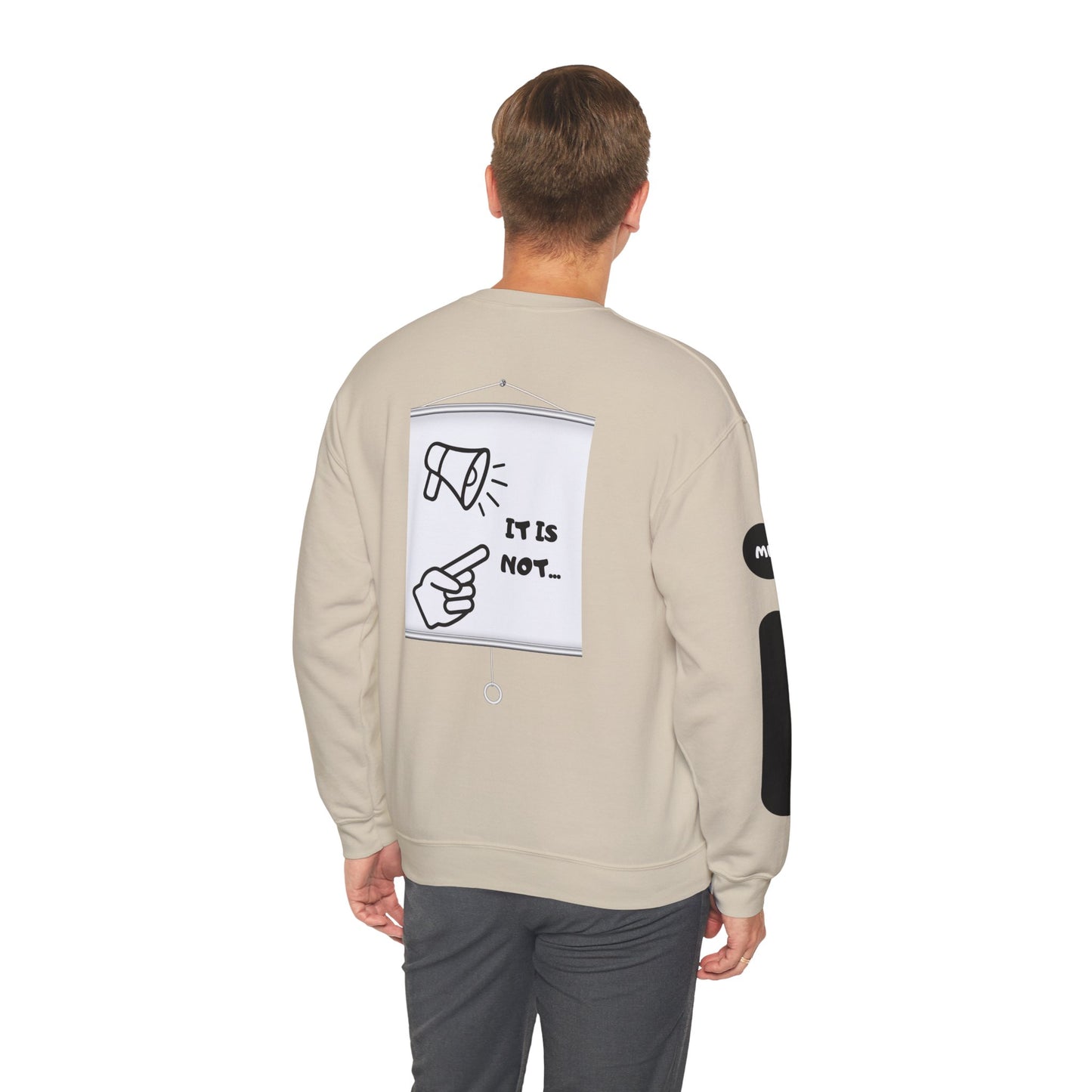 "It's Not Your Fault" Graphic Comfort Pullover