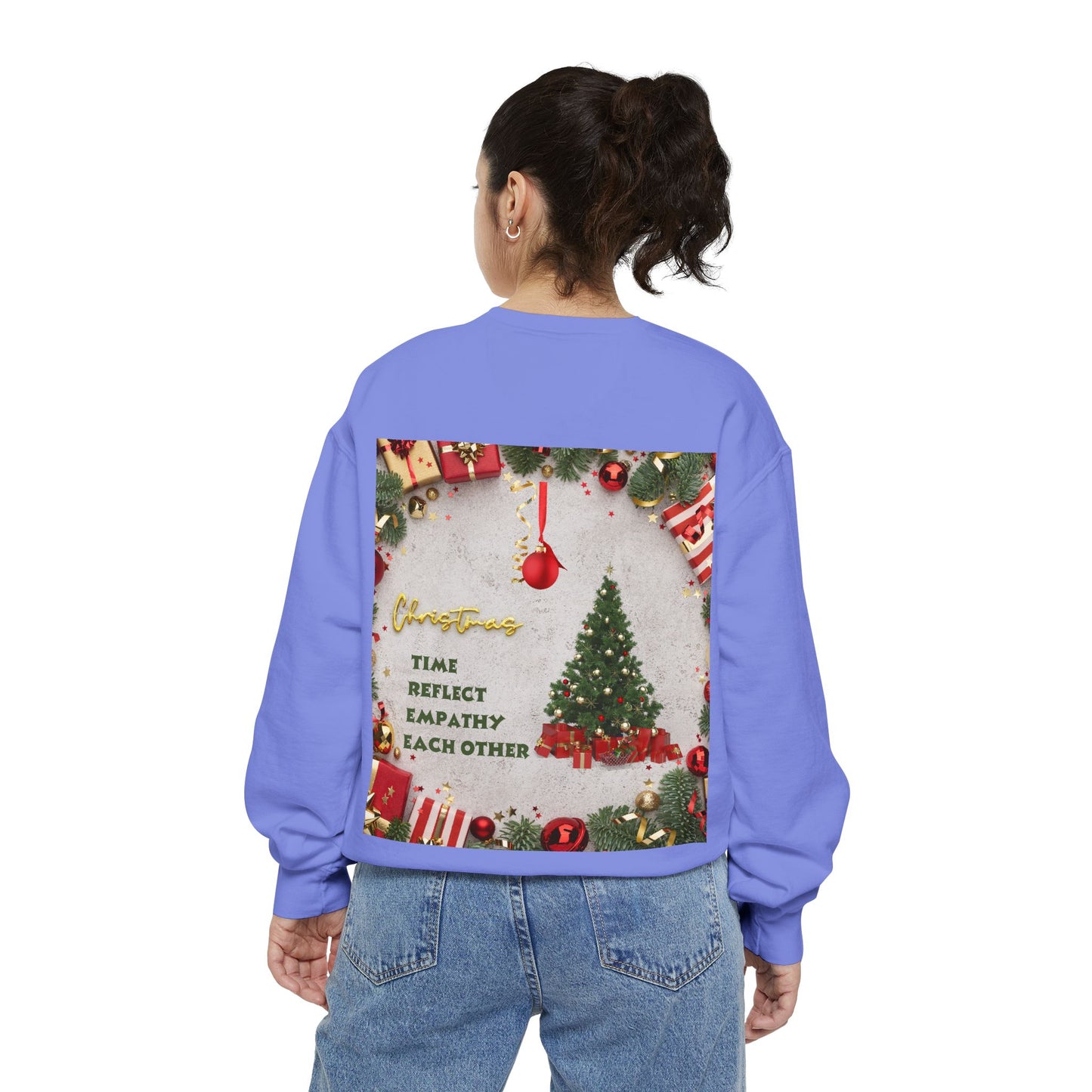 Cozy Holiday Sweatshirt - A New Life, New Hope, New Beginning, Christmas Gift, Unisex Apparel, Festive Wear, Winter Fashion
