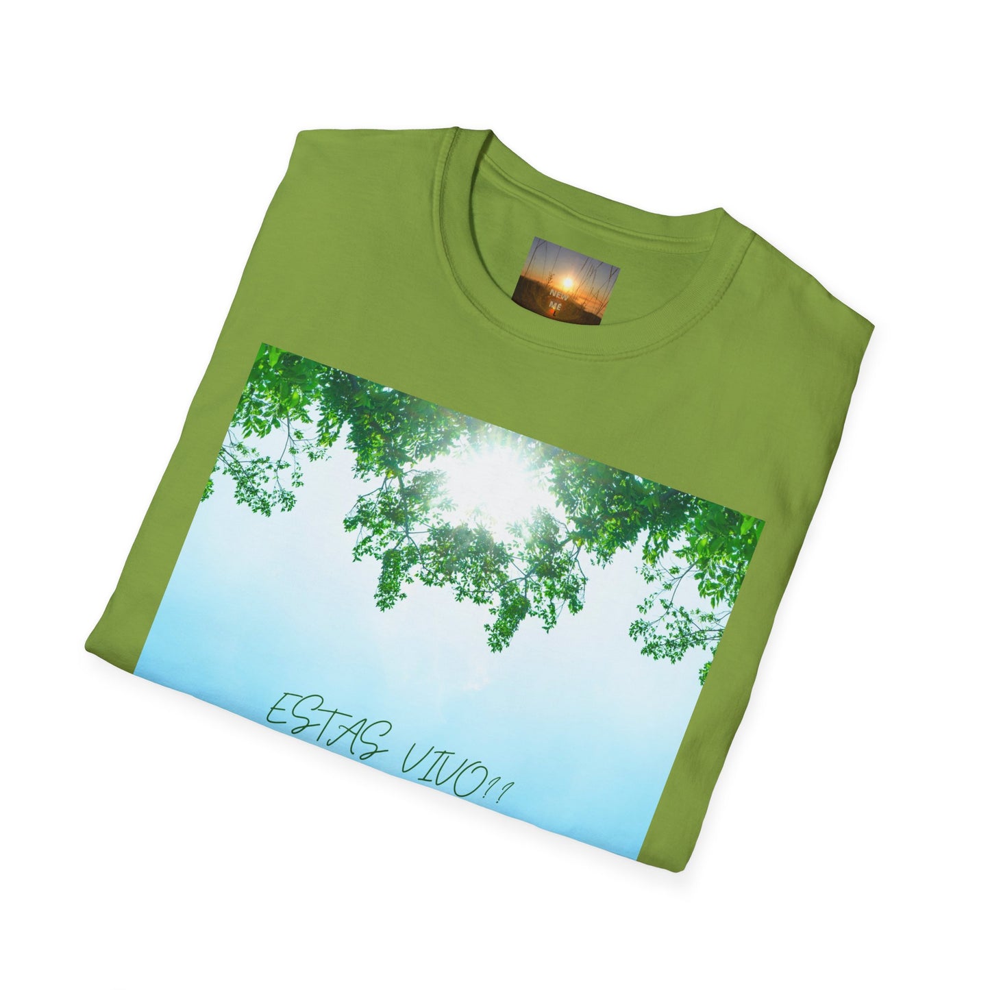 ESTAS VIVO? Serene Nature T-Shirt, Yoga Wear, Mindfulness Tee, Inspirational Shirt, Relaxation Gift, Unisex Summer Top