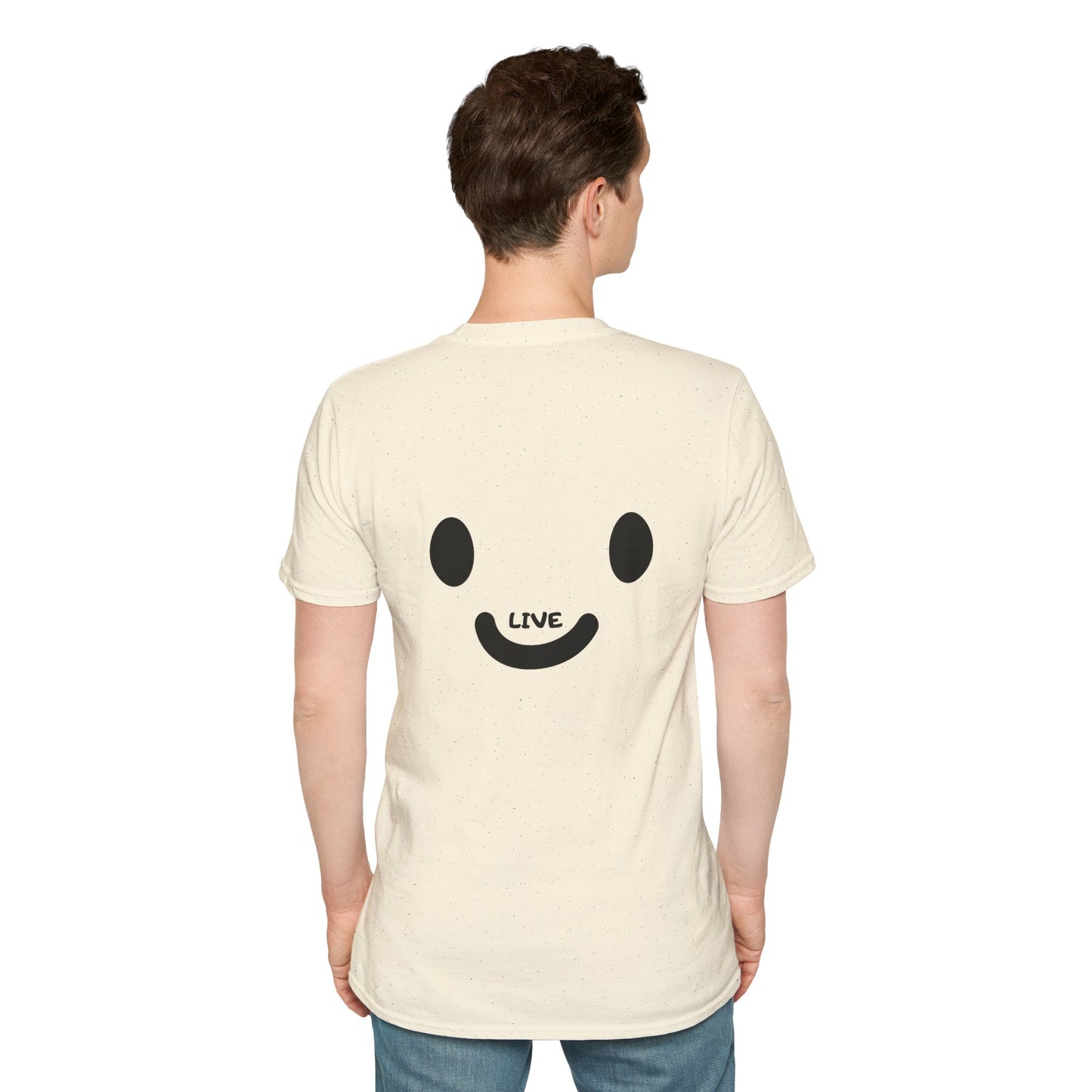 Live Smiley T-Shirt — 'Are You Still Alive?' Sunburst Positive Tee