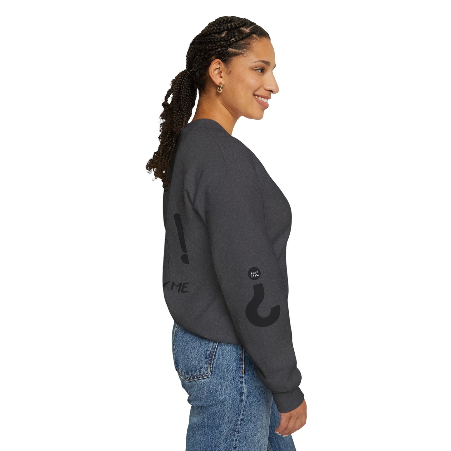 SHHH! SILENCE Unisex Humor Crewneck Sweatshirt: Funny Silence Design, Perfect for Gifting, Casual Wear, Birthday, Holidays, Conversation Starter