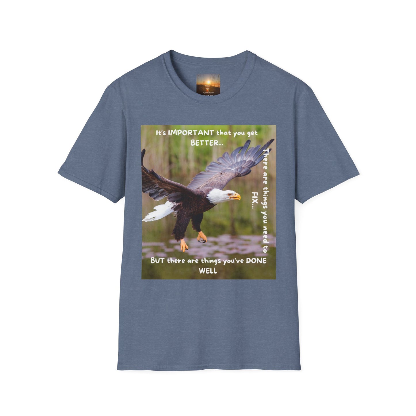 YOU CAN CHANGE/BE BETTER Motivational Eagle T-Shirt | Inspirational Gift for Nature Lovers, Positive Quote Tee, Unisex Softstyle Shirt, Eagle Graphic Tee, [...]