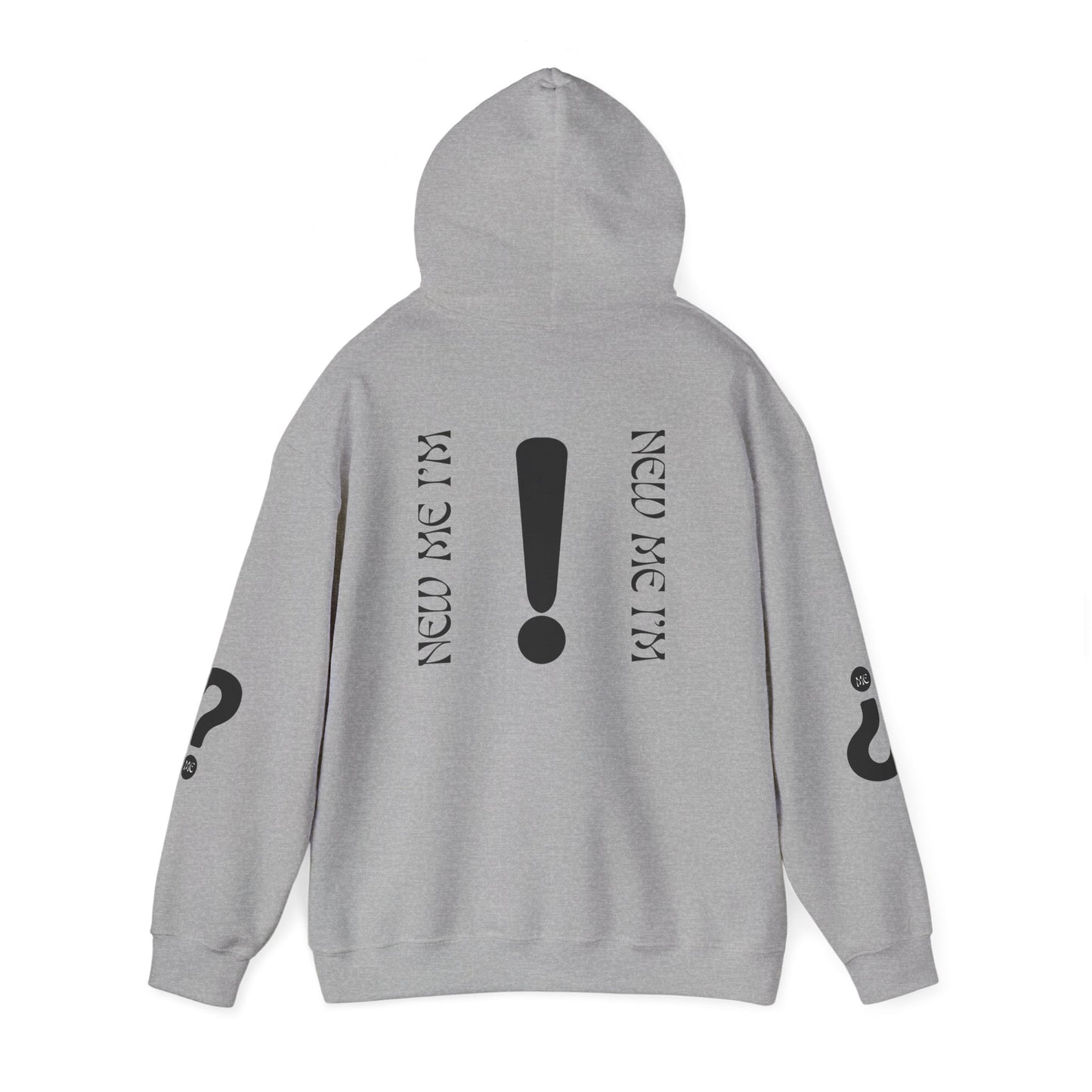 New Day, New Me Motivational Hoodie - Cozy Unisex Sweatshirt for Inspiration, Self-Care, Fitness Goals, Gift for Him, Her