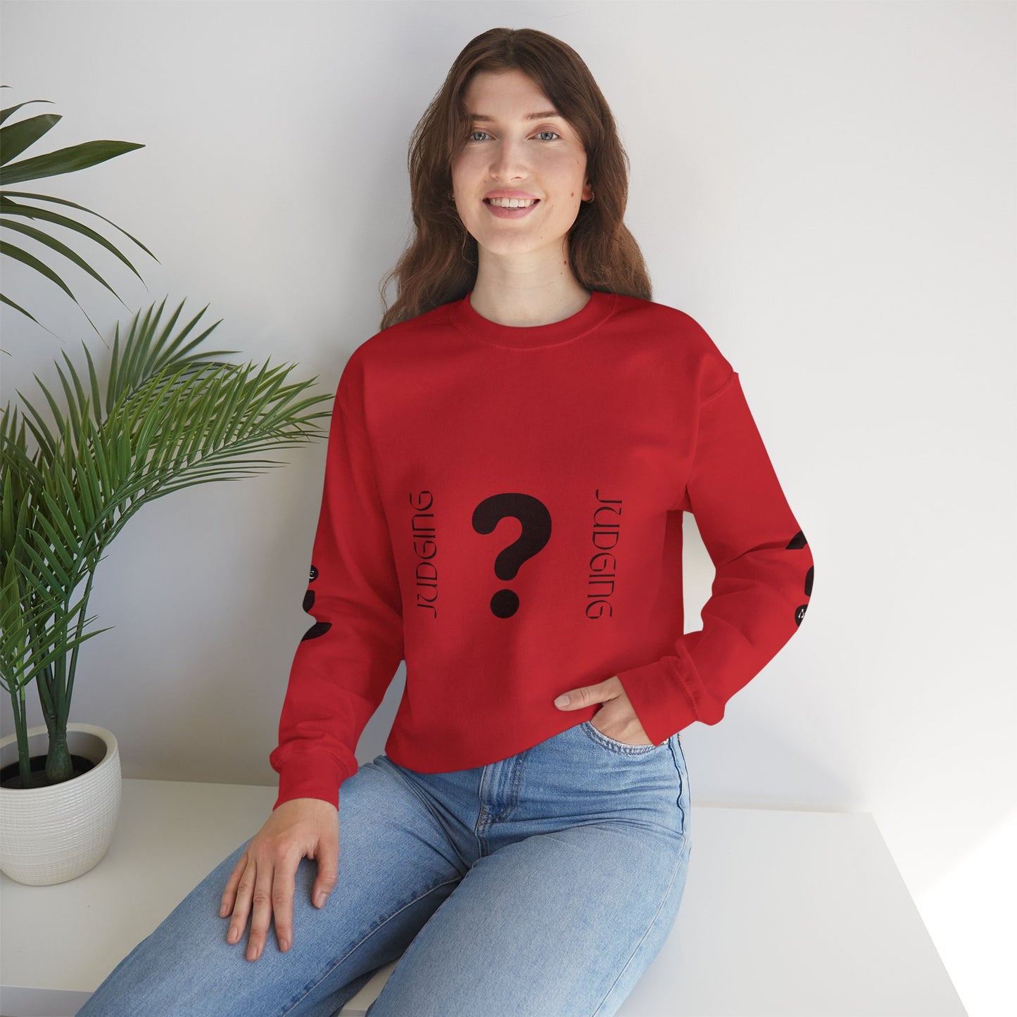 Judging Crewneck Sweatshirt, Unisex Sweater, Funny Sweatshirt, Casual Fashion, Gift for Friends, Comfort Wear