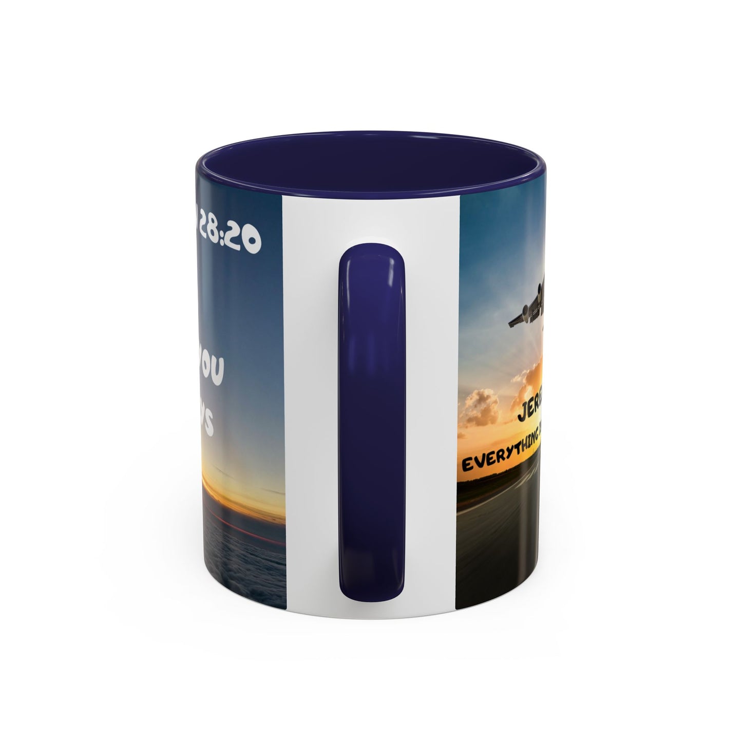 Matthew 28:20 Coffee Mug – "I’m With You Always" Inspirational Christian Accent Mug