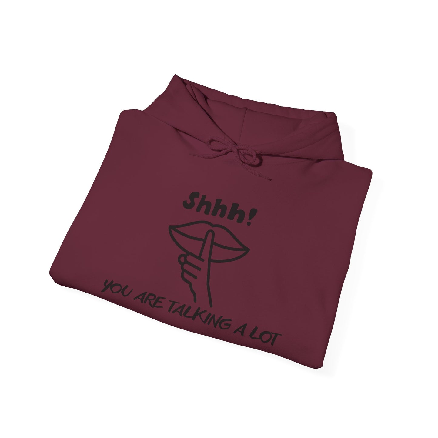 Shhh! Funny Unisex Hooded Sweatshirt, Cozy Hoodie for Introverts, Ideal Gift for Friends and Family, Perfect for Casual Wear, [...]
