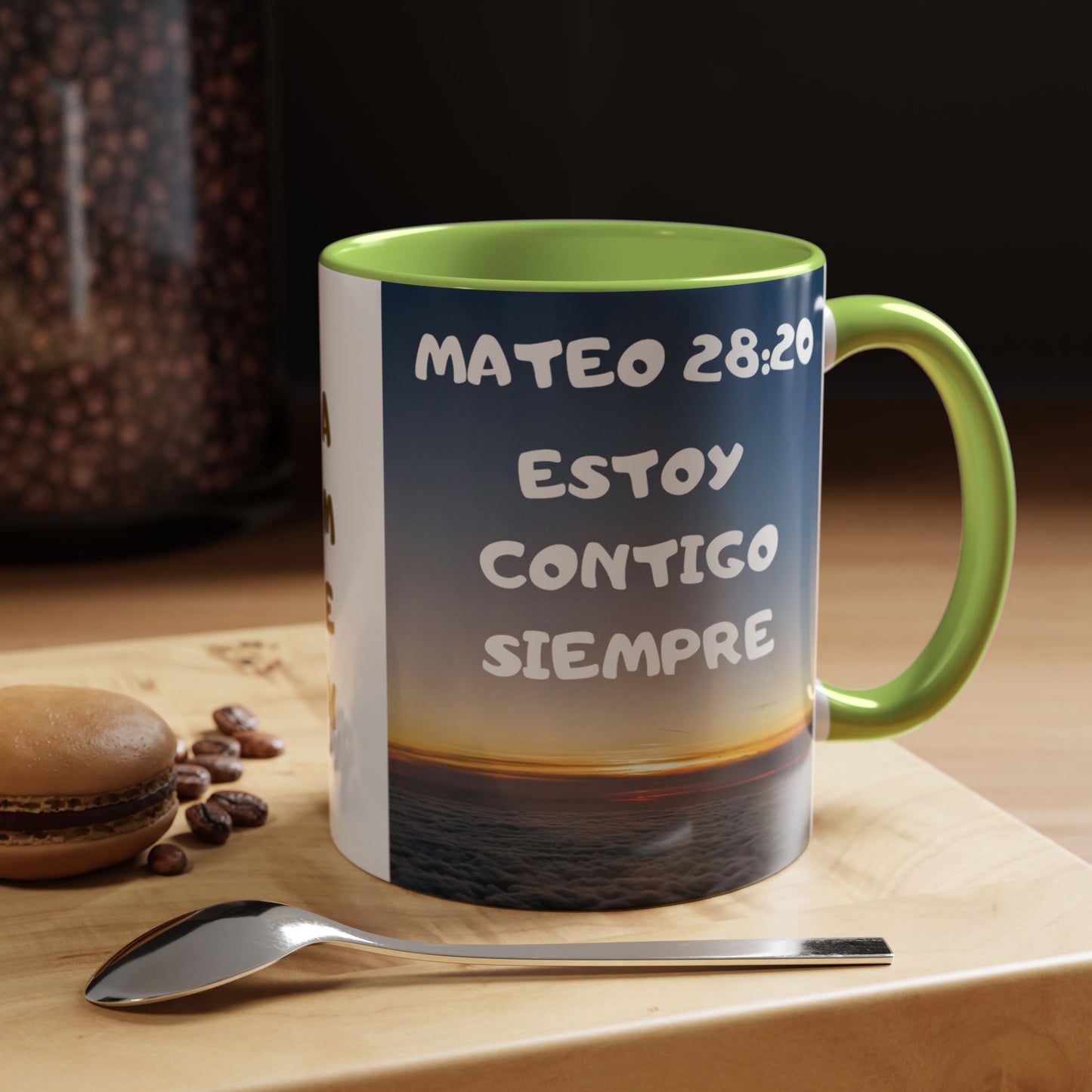 "Mateo 28:20 Estoy Contigo Siempre" Accent Mug (11/15oz)
