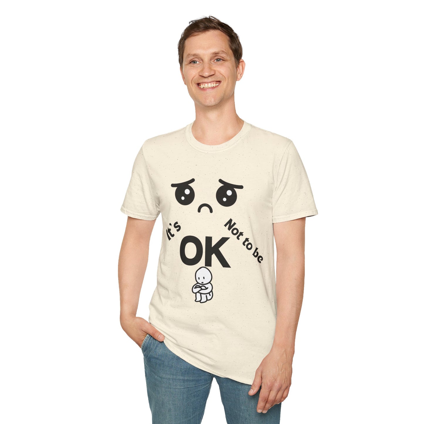 IT'S OK Emotional Support Unisex T-Shirt, Inspirational Tee, Self-Care Shirt, Mental Health Awareness, Gift for Friends, Motivational Apparel, [...]