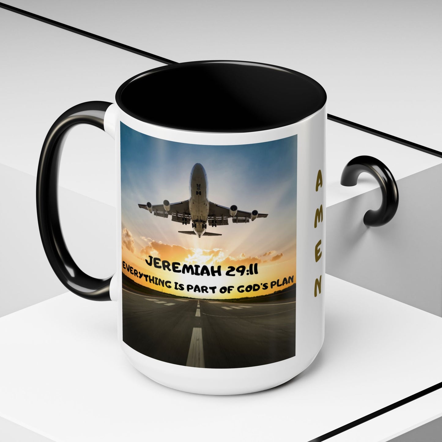 Matthew 28:20 Coffee Mug – "I’m With You Always" Inspirational Christian Accent Mug