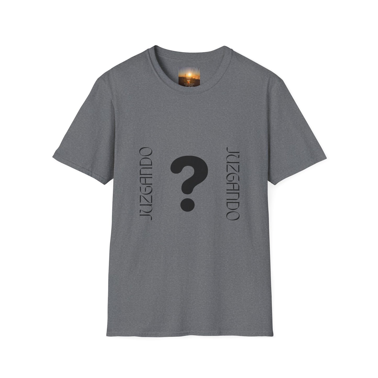 JUZGANDO Humorous Unisex Softstyle T-Shirt - Questioning Yourself Shirt, Funny Graphic Tee, Casual Wear, Gift for Friends & Family, [...]