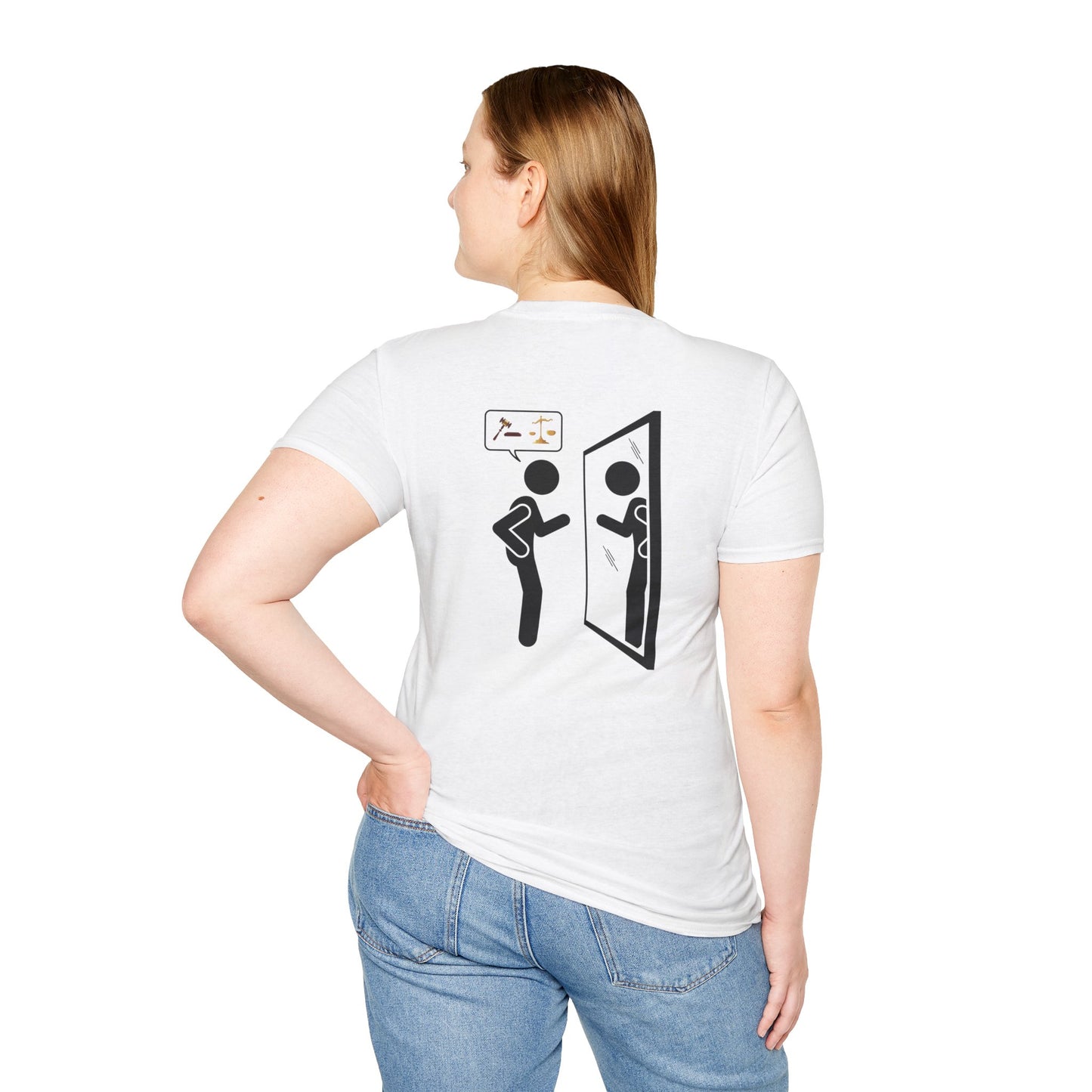 JUZGANDO Humorous Unisex Softstyle T-Shirt - Questioning Yourself Shirt, Funny Graphic Tee, Casual Wear, Gift for Friends & Family, [...]