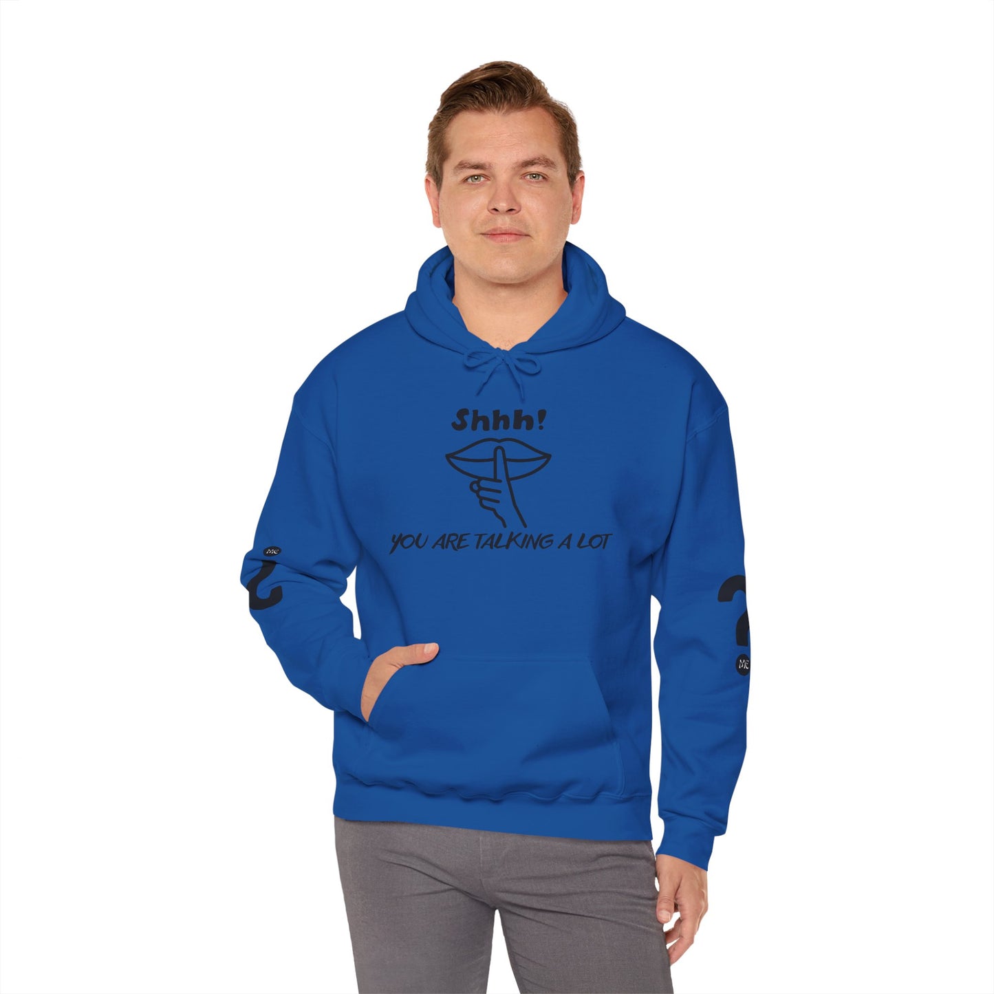 Shhh! Funny Unisex Hooded Sweatshirt, Cozy Hoodie for Introverts, Ideal Gift for Friends and Family, Perfect for Casual Wear, [...]