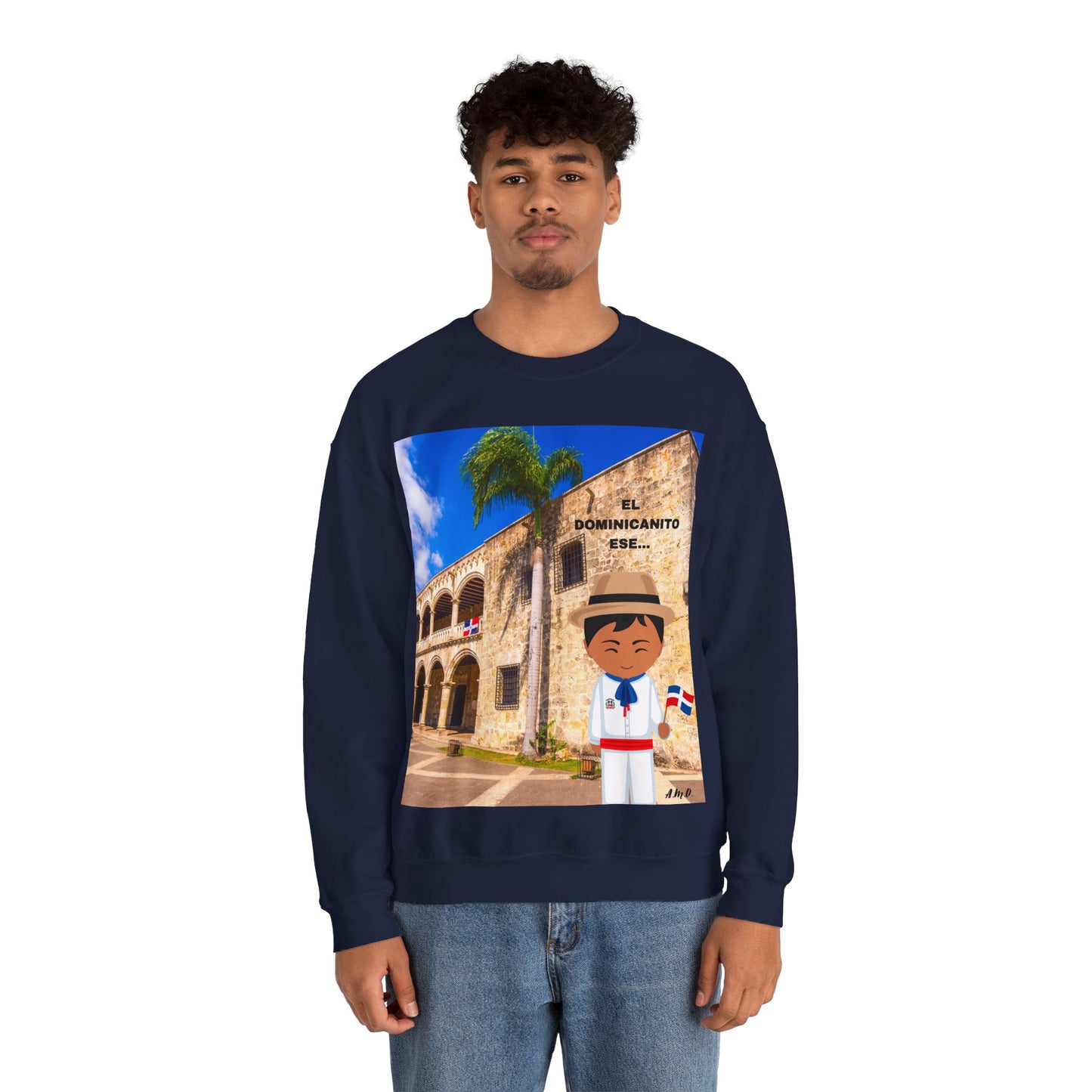 EL DOMINICANITO ESE Unisex Heavy Blend™ Crewneck Sweatshirt