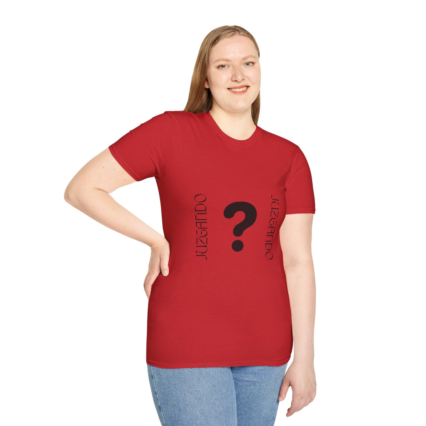JUZGANDO Humorous Unisex Softstyle T-Shirt - Questioning Yourself Shirt, Funny Graphic Tee, Casual Wear, Gift for Friends & Family, [...]