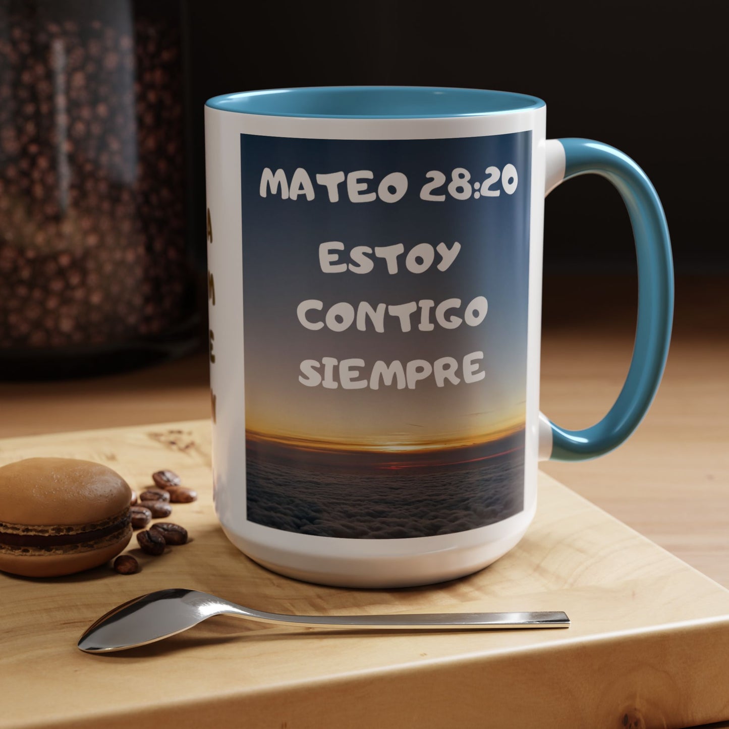 "Mateo 28:20 Estoy Contigo Siempre" Accent Mug (11/15oz)