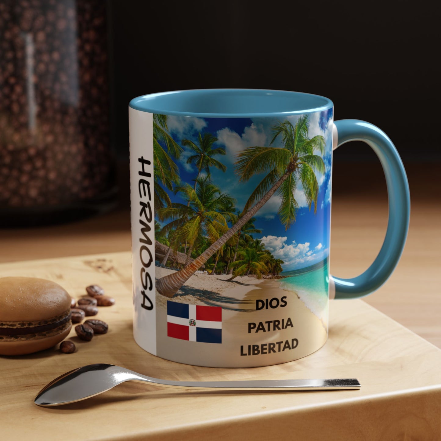 DOMINICAN REPUBLIC Tropical Accent Coffee Mug - Beach Paradise Design, Quisqueya, Hermosa, Perfect Gift for Coffee Lovers, Home Decor, Travel [...]