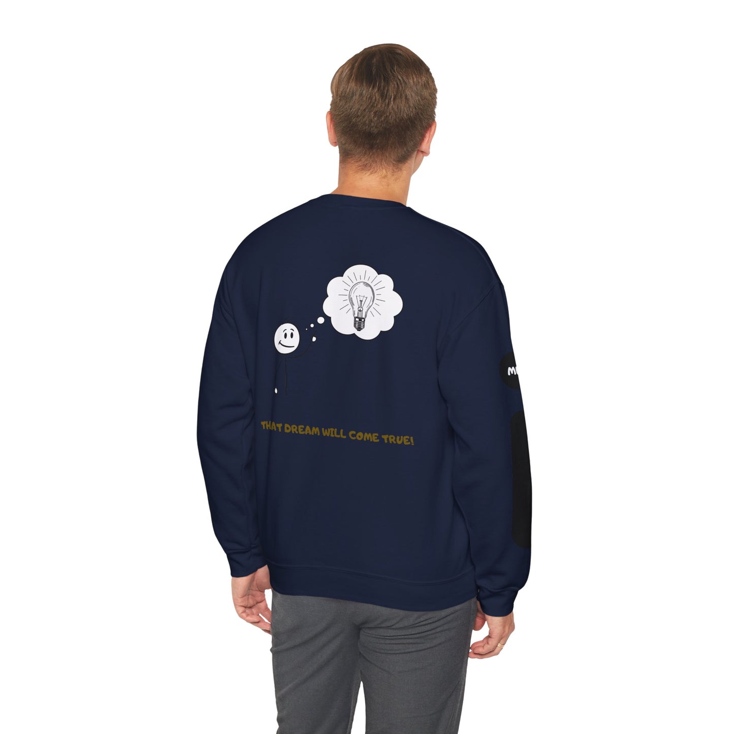 Motivational Crewneck Sweatshirt – "Don't Lose Focus… You've Got This" Scenic Design