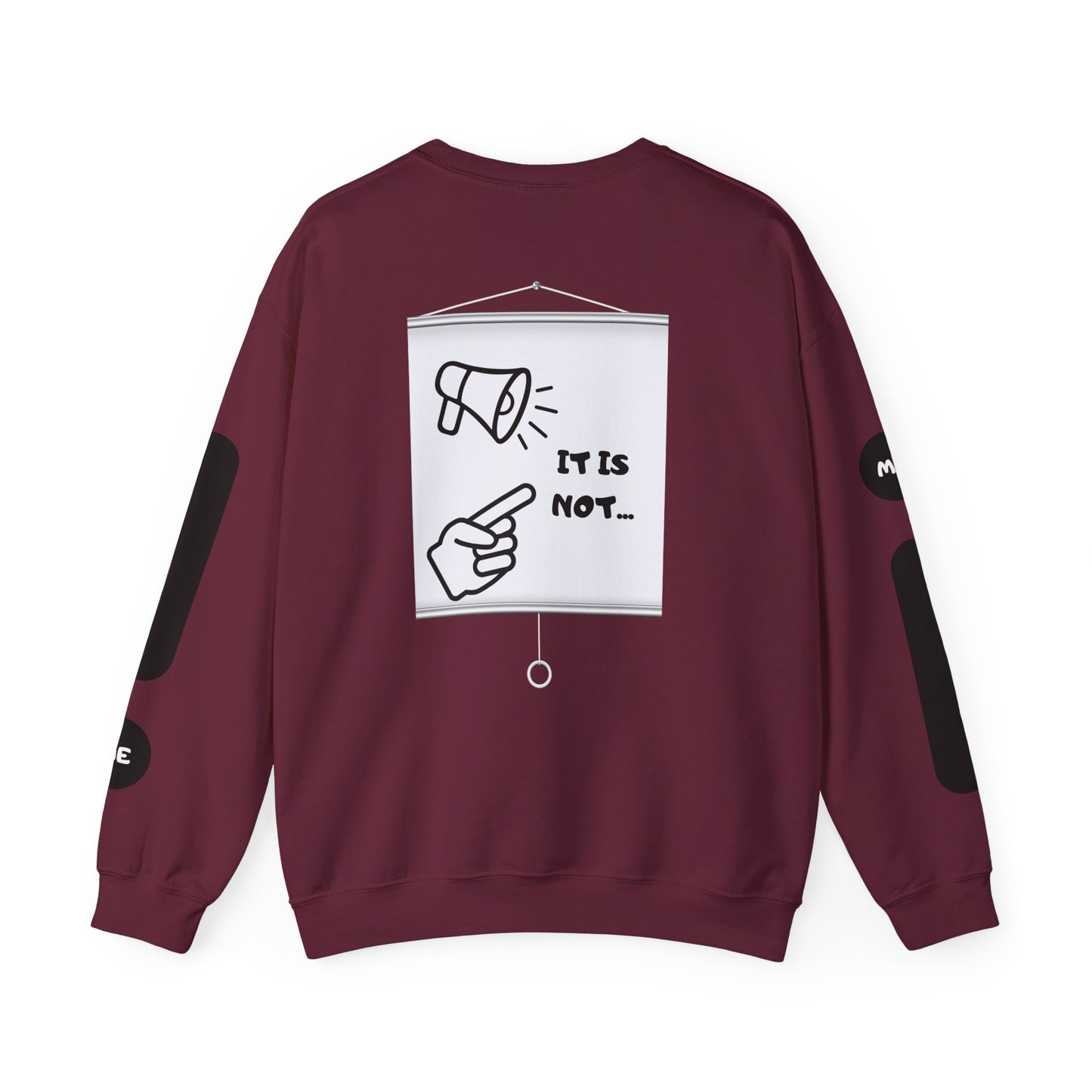 "It's Not Your Fault" Graphic Comfort Pullover