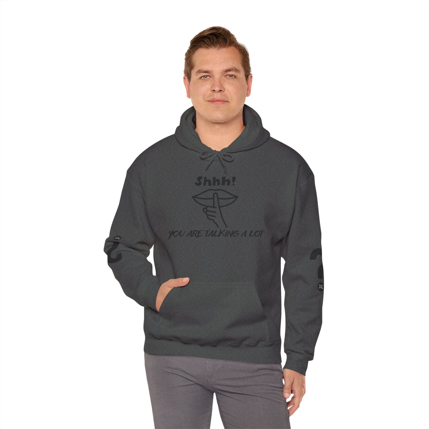 Shhh! Funny Unisex Hooded Sweatshirt, Cozy Hoodie for Introverts, Ideal Gift for Friends and Family, Perfect for Casual Wear, [...]