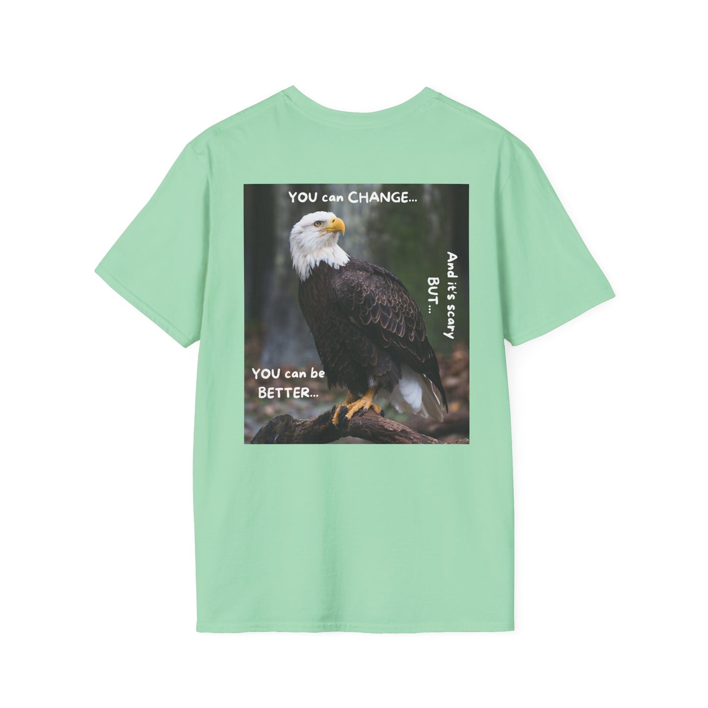 YOU CAN CHANGE/BE BETTER Motivational Eagle T-Shirt | Inspirational Gift for Nature Lovers, Positive Quote Tee, Unisex Softstyle Shirt, Eagle Graphic Tee, [...]