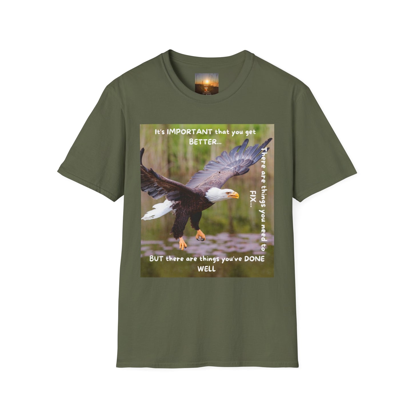 YOU CAN CHANGE/BE BETTER Motivational Eagle T-Shirt | Inspirational Gift for Nature Lovers, Positive Quote Tee, Unisex Softstyle Shirt, Eagle Graphic Tee, [...]