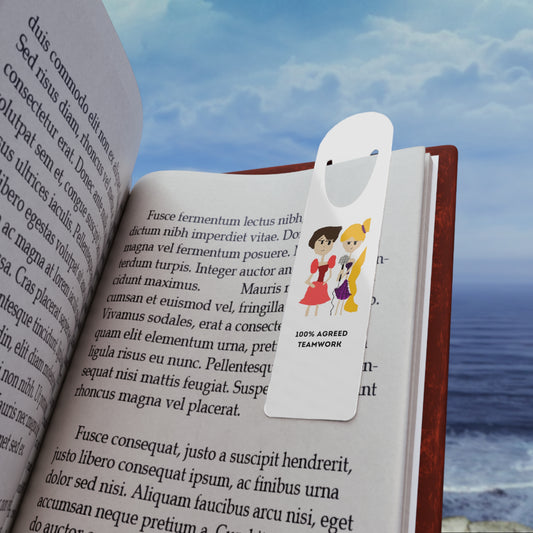 100 % AGREED TEAMWORK ISAAC IDYER ARTS DESINGS Bookmark