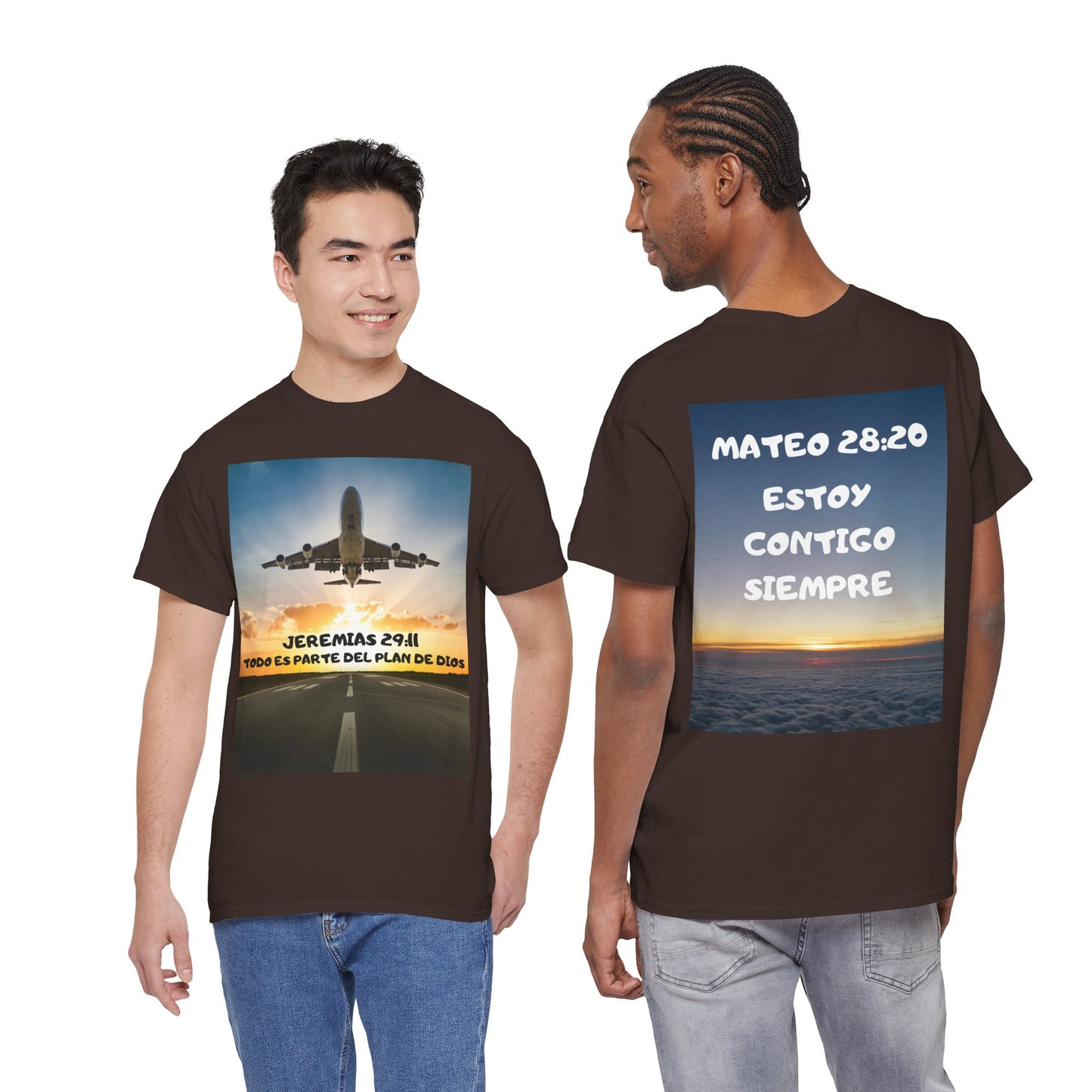 JEREMIAS 29:11 / MATEO 28:20 Religious Tee