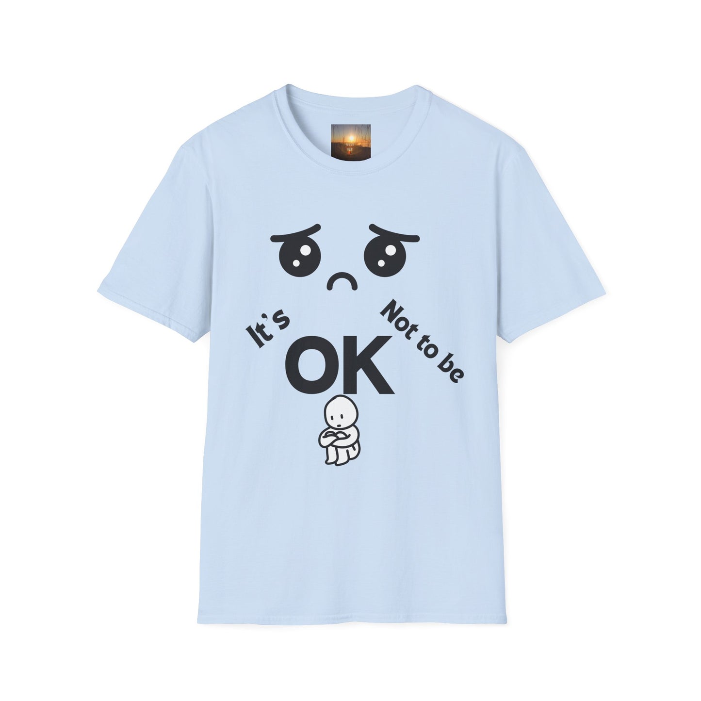 IT'S OK Emotional Support Unisex T-Shirt, Inspirational Tee, Self-Care Shirt, Mental Health Awareness, Gift for Friends, Motivational Apparel, [...]