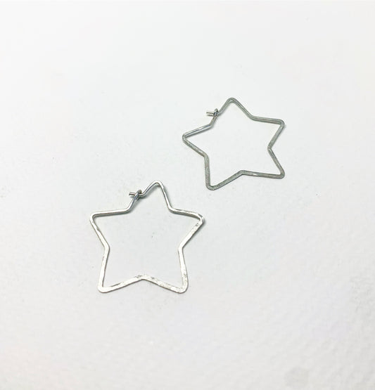 Star Hoops - Size Small