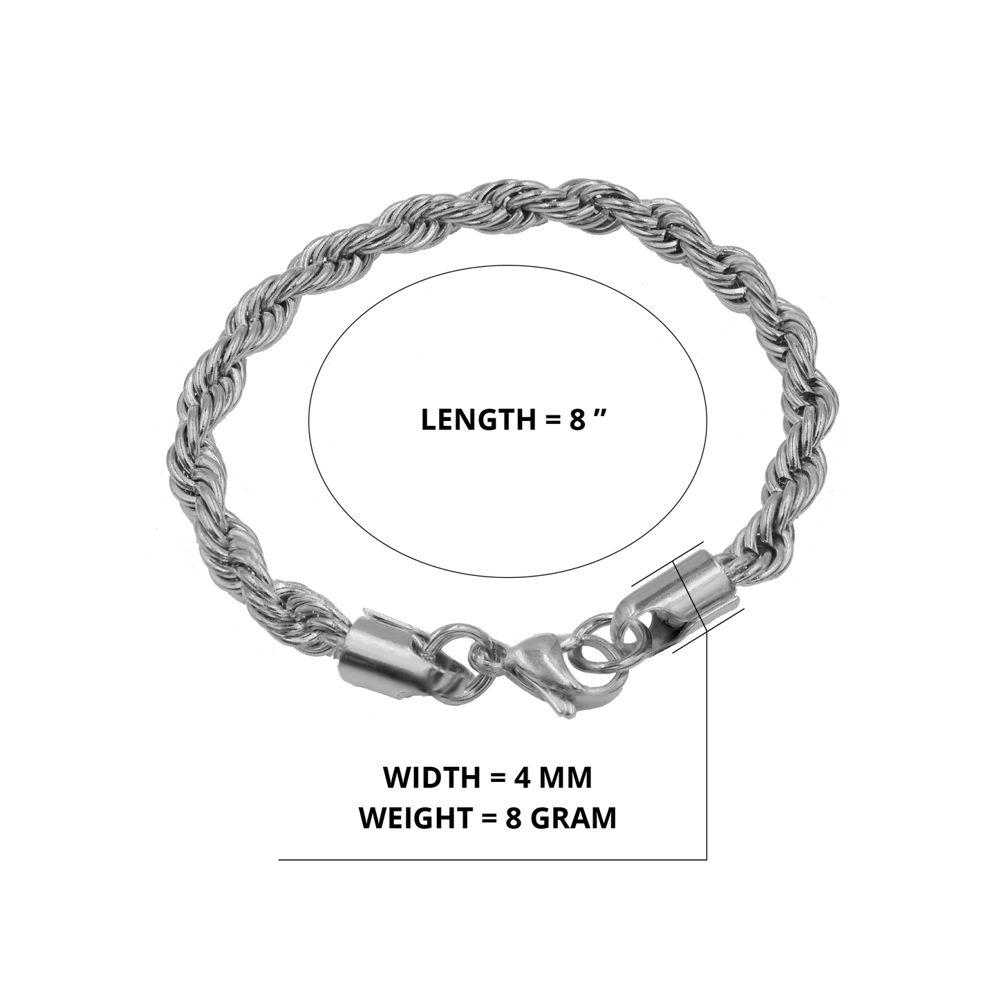 Steel Rope Bracelet