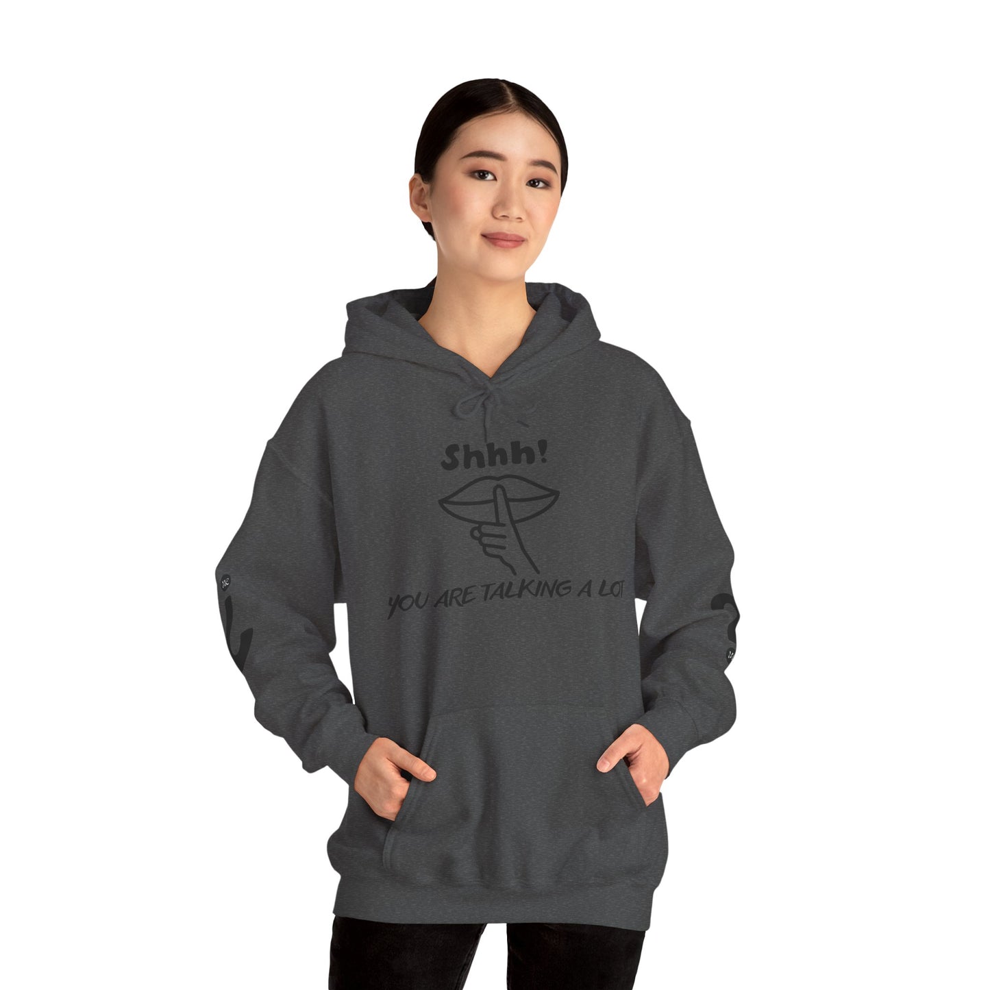 Shhh! Funny Unisex Hooded Sweatshirt, Cozy Hoodie for Introverts, Ideal Gift for Friends and Family, Perfect for Casual Wear, [...]