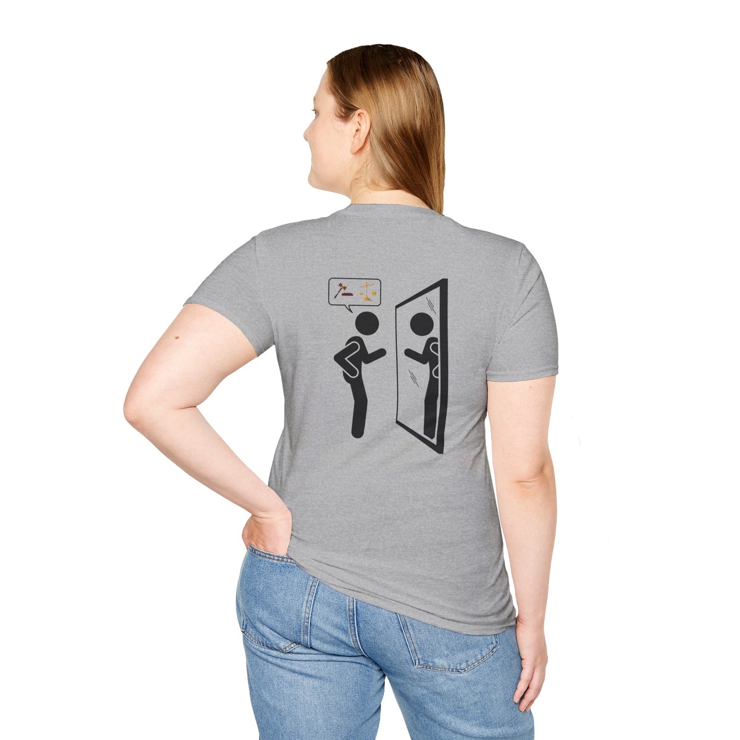 JUZGANDO Humorous Unisex Softstyle T-Shirt - Questioning Yourself Shirt, Funny Graphic Tee, Casual Wear, Gift for Friends & Family, [...]