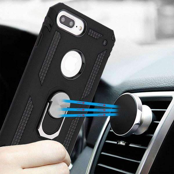 AMZER Sainik Case With 360° Magnetic Ring Holder for iPhone 7 Plus/8