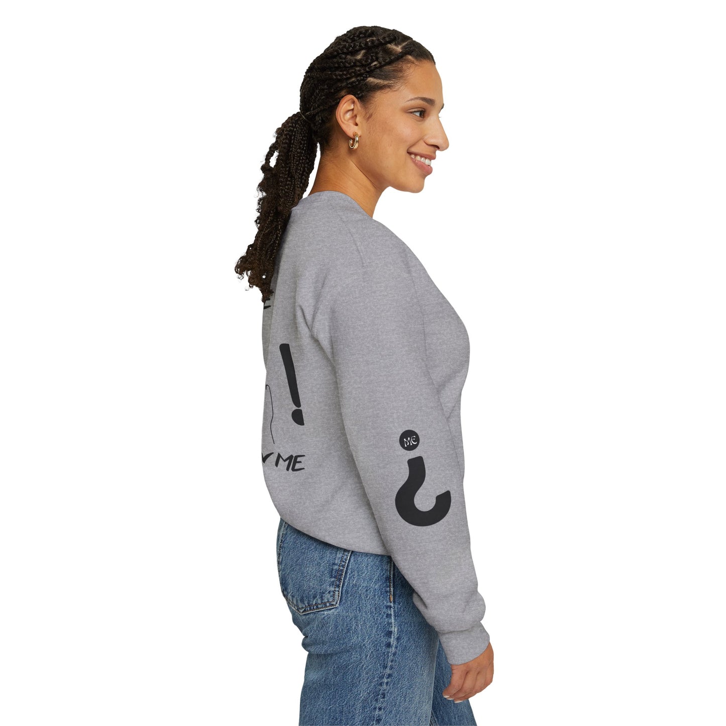 SHHH! SILENCE Unisex Humor Crewneck Sweatshirt: Funny Silence Design, Perfect for Gifting, Casual Wear, Birthday, Holidays, Conversation Starter