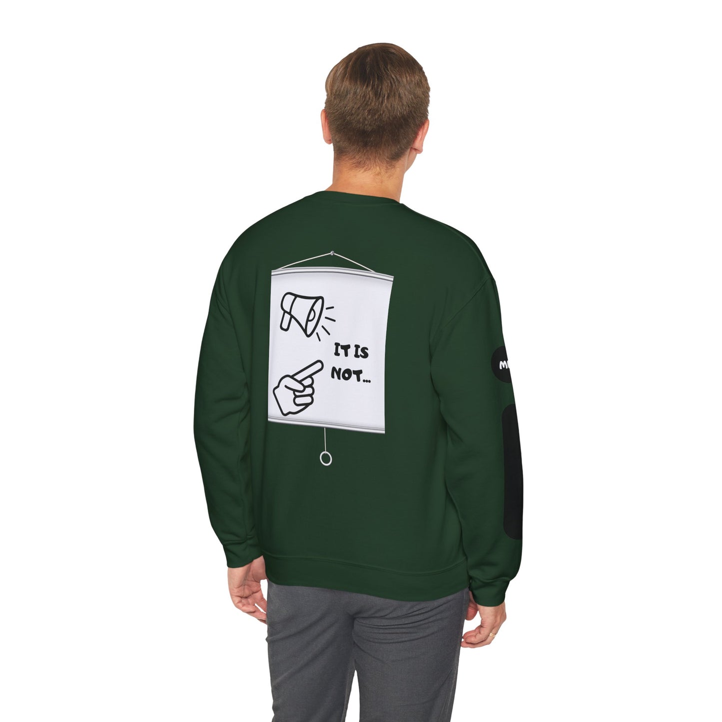 "It's Not Your Fault" Graphic Comfort Pullover