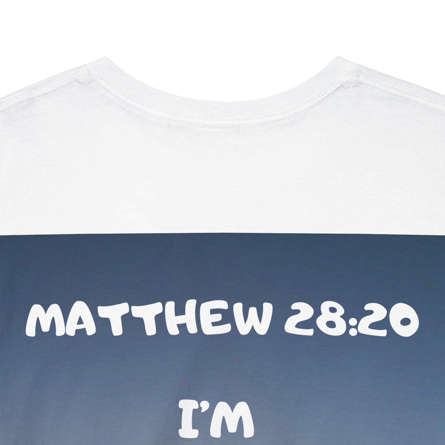 Faith Travel T‑Shirt — “Jeremiah 29:11 / Matthew 28:20” Inspirational Plane Tee