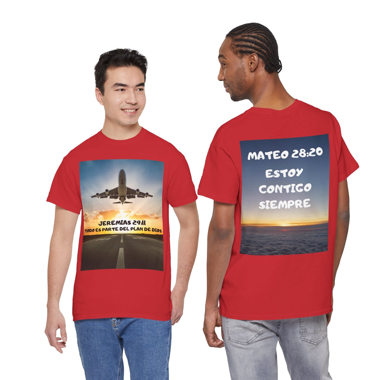 JEREMIAS 29:11 / MATEO 28:20 Religious Tee