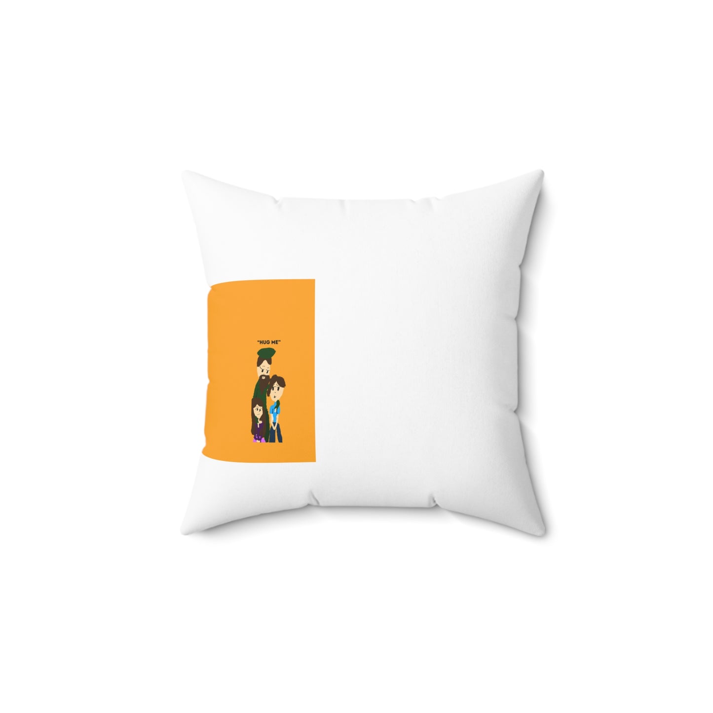 HUG ME ISAAC IDYER ARTS DESINGS Spun Polyester Square Pillow