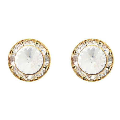 Timeless 8mm Diamond Cut Rondelle Stud Earrings