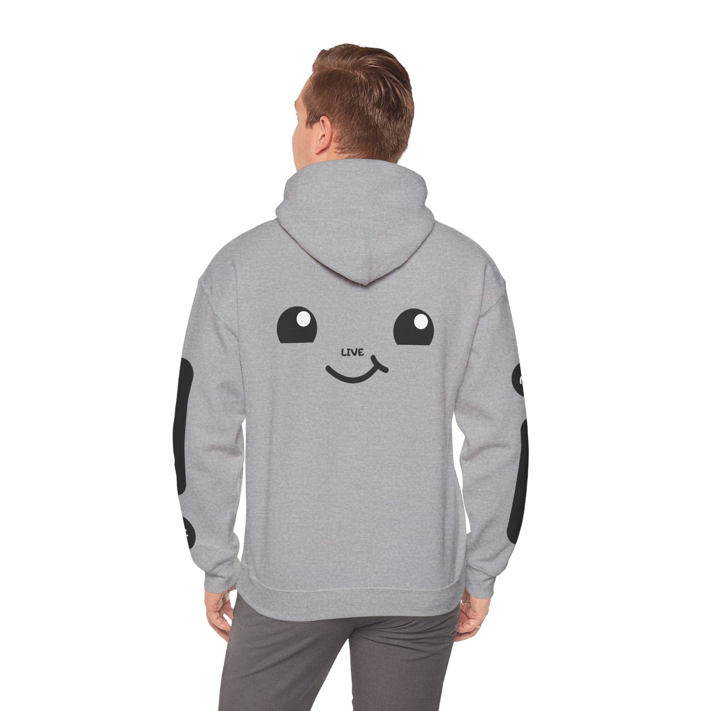 Smile Face Hoodie — "Are You Still Alive?" Sunrise Graphic Hooded Sweatshirt