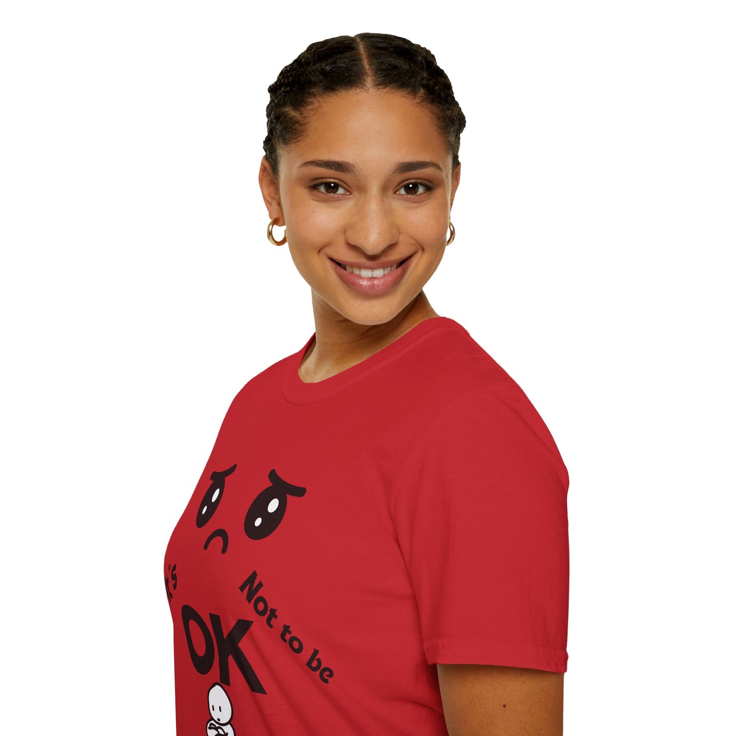 IT'S OK Emotional Support Unisex T-Shirt, Inspirational Tee, Self-Care Shirt, Mental Health Awareness, Gift for Friends, Motivational Apparel, [...]