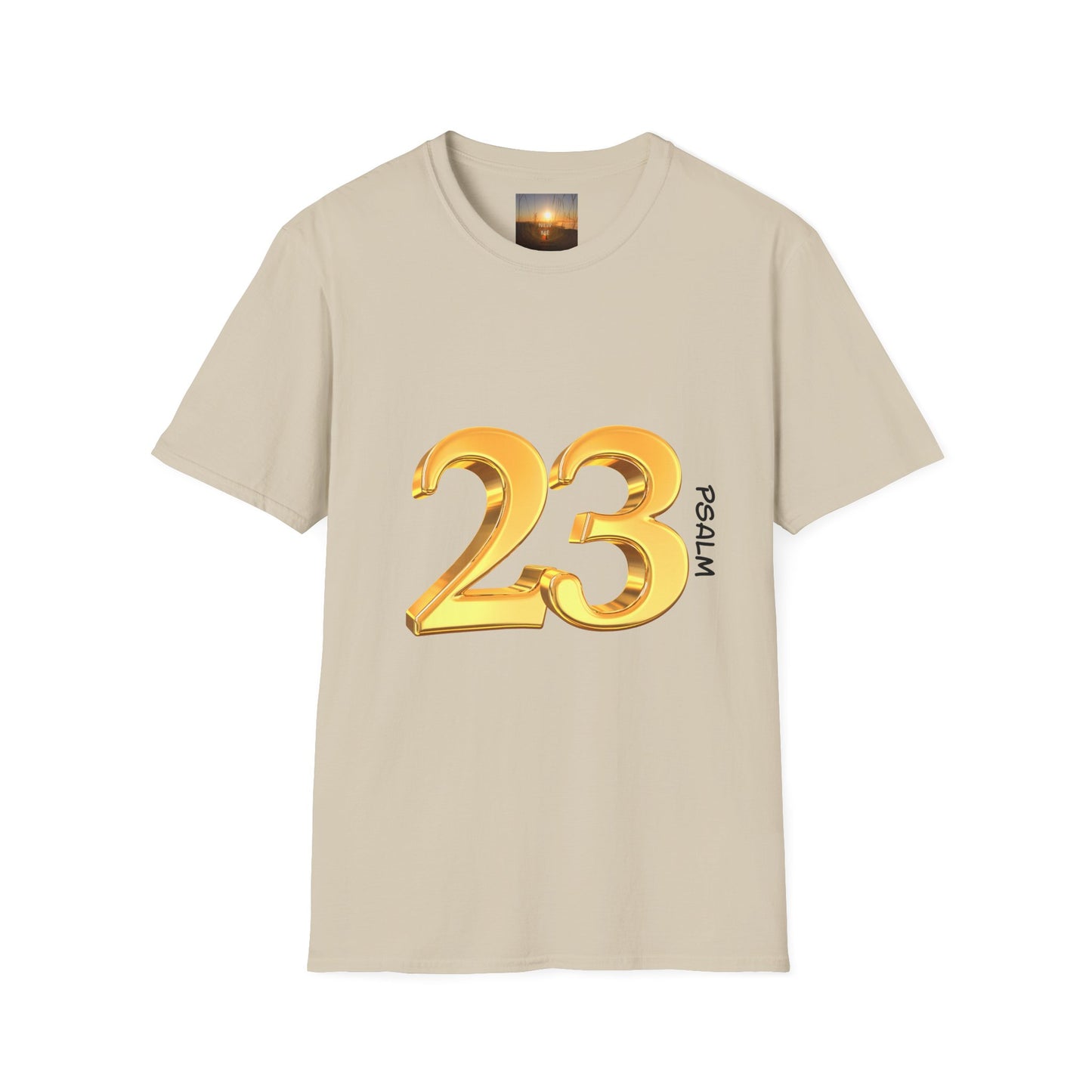 PSALM 23 Comfortable Faith-Inspired T-Shirt with Psalm 23 Design, Spiritual Tee, Christian Apparel, Inspirational Gifts, Everyday Wear