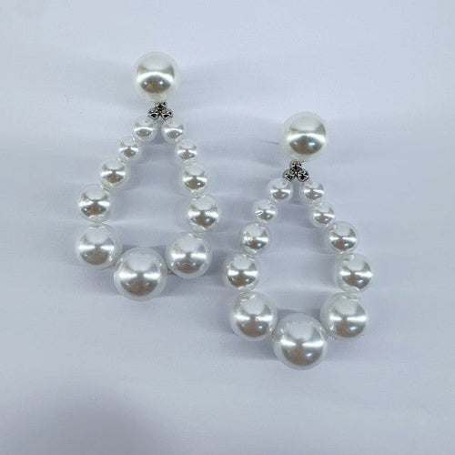 Drop Dangle Pearl in Teardrop shape Earrings
