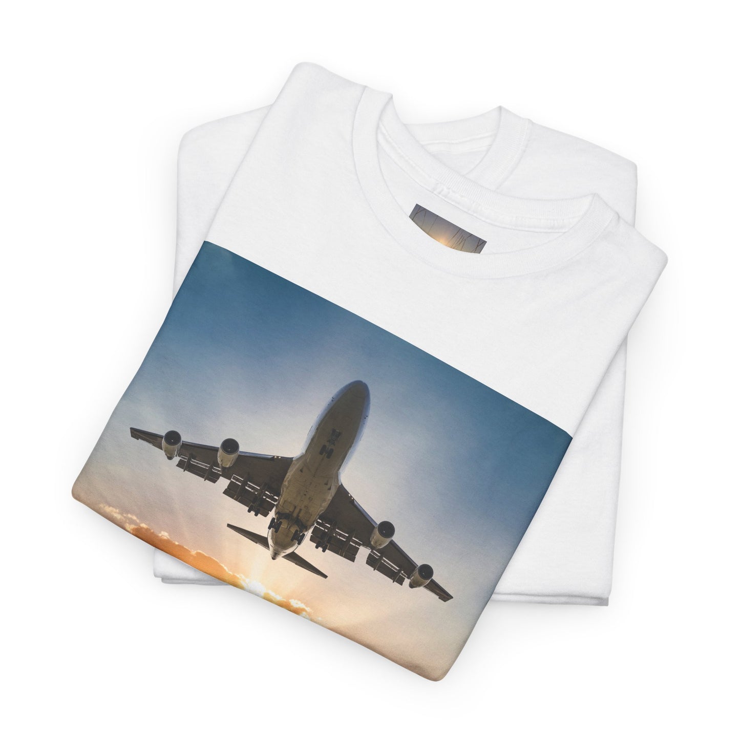 Faith Travel T‑Shirt — “Jeremiah 29:11 / Matthew 28:20” Inspirational Plane Tee