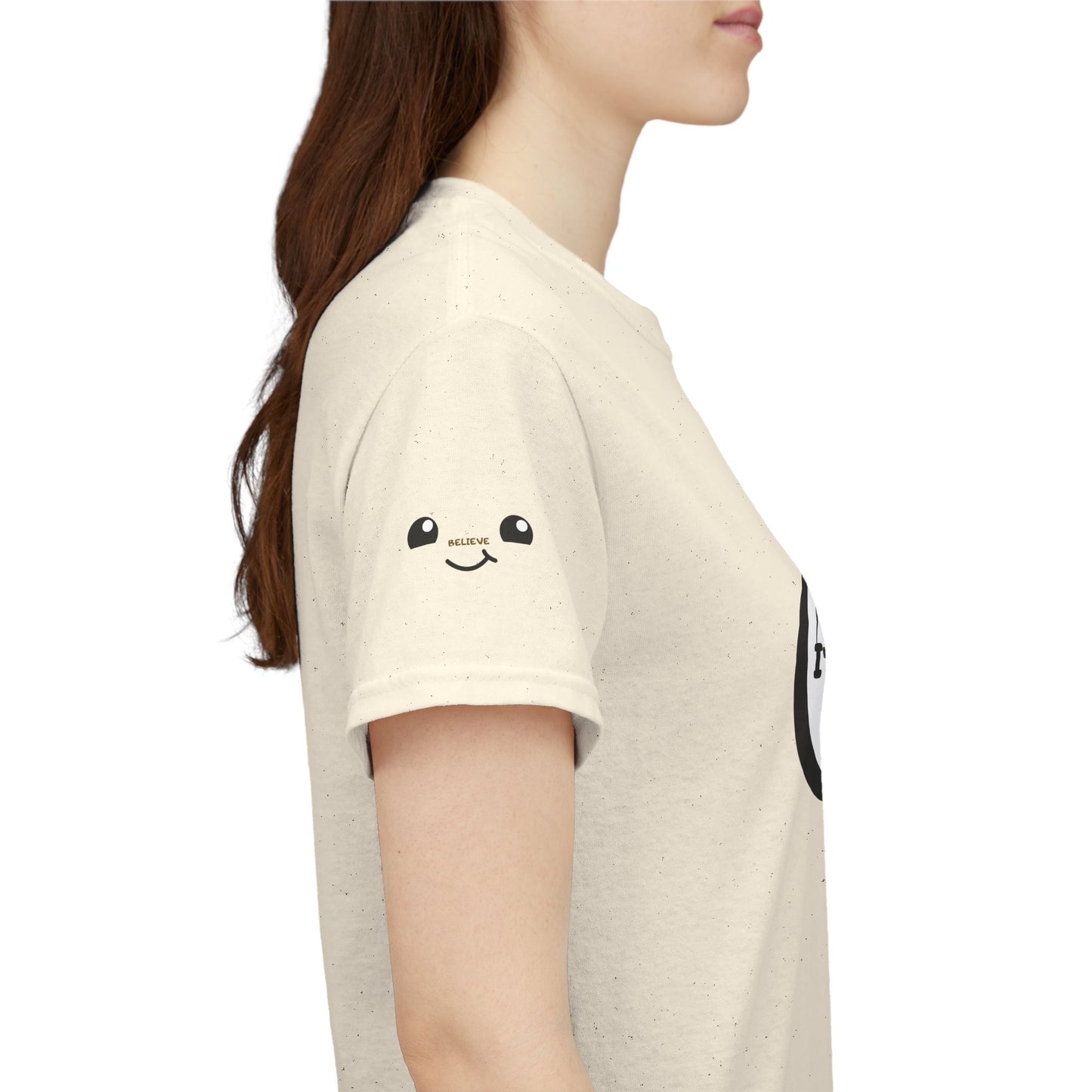 Graphic Tee — "It's Not Your Fault" Comic-Style Pointing Design