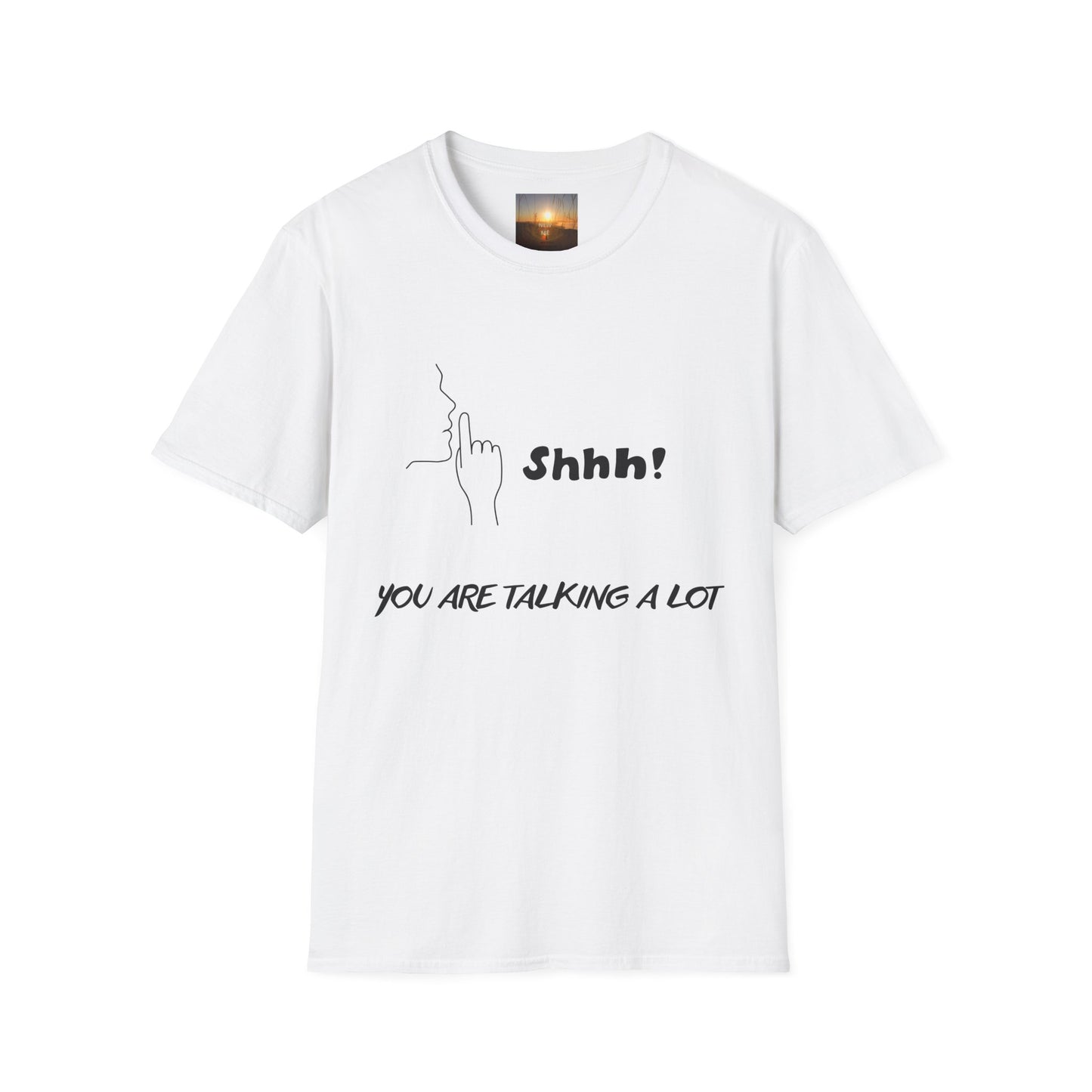 SILENCE Unisex Funny Quote T-Shirt: Shhh! You Are Talking A Lot, Silence I'm A New Me, Trendy Graphic Tee for Quirky Gifts, Comfortable Casual [...]