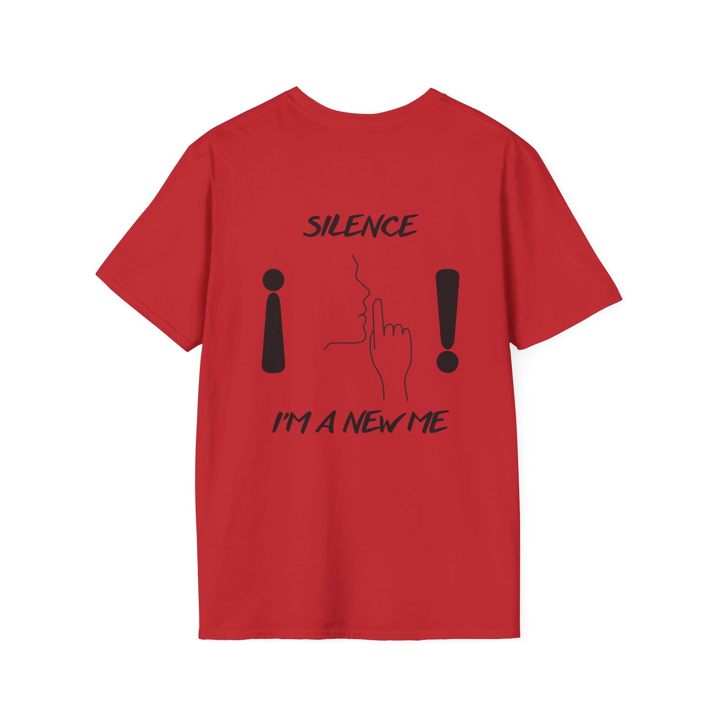 SILENCE Unisex Funny Quote T-Shirt: Shhh! You Are Talking A Lot, Silence I'm A New Me, Trendy Graphic Tee for Quirky Gifts, Comfortable Casual [...]